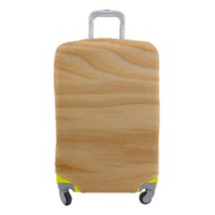 Light Wooden Texture, Wooden Light Brown Background Luggage Cover (small) by nateshop