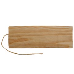 Light Wooden Texture, Wooden Light Brown Background Roll Up Canvas Pencil Holder (m) by nateshop