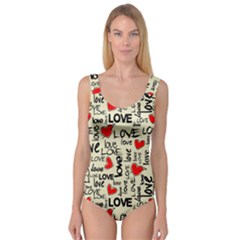 Love Abstract Background Love Textures Princess Tank Leotard  by nateshop