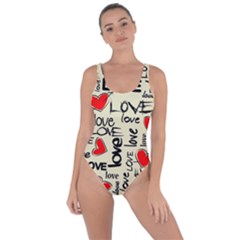 Love Abstract Background Love Textures Bring Sexy Back Swimsuit by nateshop