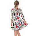 Love Abstract Background Love Textures Smock Dress View2