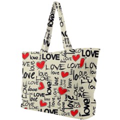 Love Abstract Background Love Textures Simple Shoulder Bag by nateshop