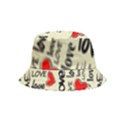 Love Abstract Background Love Textures Inside Out Bucket Hat (Kids) View2