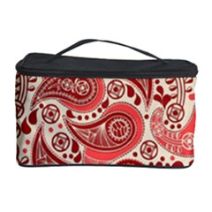 Paisley Red Ornament Texture Cosmetic Storage Case