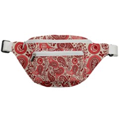 Paisley Red Ornament Texture Fanny Pack by nateshop