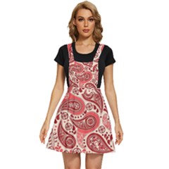 Paisley Red Ornament Texture Apron Dress by nateshop