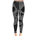 Paisley Skull, Abstract Art Inside Out Leggings View1