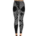 Paisley Skull, Abstract Art Inside Out Leggings View2