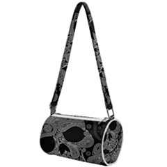 Paisley Skull, Abstract Art Mini Cylinder Bag