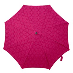 Pink Pattern, Abstract, Background, Bright Hook Handle Umbrellas (large) by nateshop