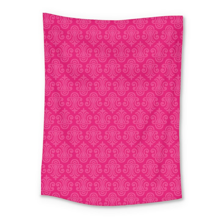 Pink Pattern, Abstract, Background, Bright Medium Tapestry