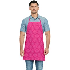 Pink Pattern, Abstract, Background, Bright Kitchen Apron by nateshop