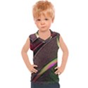 Flower Patterns Pattern Beige Green Kids  Sport Tank Top View1