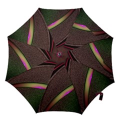 Circle Colorful Shine Line Pattern Geometric Hook Handle Umbrellas (large) by Proyonanggan