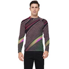 Pattern Texture Leaves Men s Long Sleeve Rash Guard by Proyonanggan