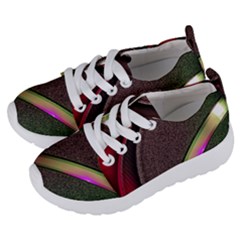 Pattern Texture Leaves Kids  Lightweight Sports Shoes by Proyonanggan