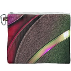 Pattern Texture Leaves Canvas Cosmetic Bag (xxxl) by Proyonanggan