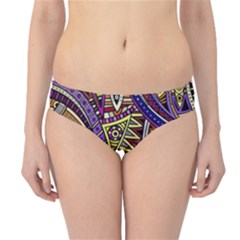 Violet Paisley Background, Paisley Patterns, Floral Patterns Hipster Bikini Bottoms