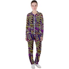 Violet Paisley Background, Paisley Patterns, Floral Patterns Casual Jacket And Pants Set by nateshop