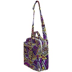 Violet Paisley Background, Paisley Patterns, Floral Patterns Crossbody Day Bag by nateshop