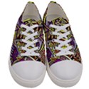 Violet Paisley Background, Paisley Patterns, Floral Patterns Men s Low Top Canvas Sneakers View1