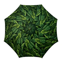 Green Leaves Golf Umbrellas by goljakoff