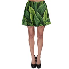 Green Leaves Skater Skirt by goljakoff