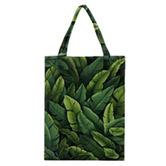 Green Leaves Classic Tote Bag by goljakoff