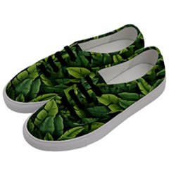 Green Leaves Men s Classic Low Top Sneakers by goljakoff