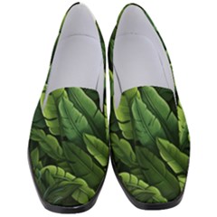 Green Leaves Women s Classic Loafer Heels by goljakoff