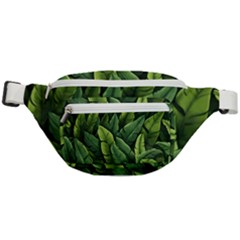 Green Leaves Fanny Pack by goljakoff