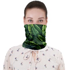 Green Leaves Face Covering Bandana (adult) by goljakoff