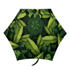 Banana Leaves Pattern Mini Folding Umbrellas by goljakoff