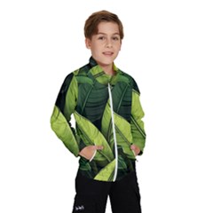 Banana Leaves Pattern Kids  Windbreaker