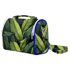 Banana Leaves Pattern Satchel Shoulder Bag by goljakoff