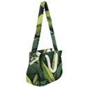 Banana leaves pattern Rope Handles Shoulder Strap Bag View2