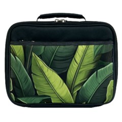 Banana Leaves Pattern Lunch Bag by goljakoff