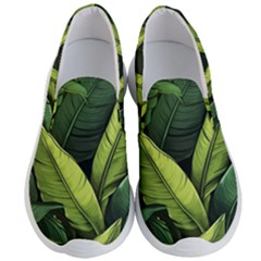 Banana Leaves Pattern Men s Lightweight Slip Ons by goljakoff