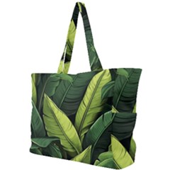 Banana Leaves Pattern Simple Shoulder Bag by goljakoff