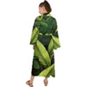 Banana leaves pattern Maxi Kimono View2