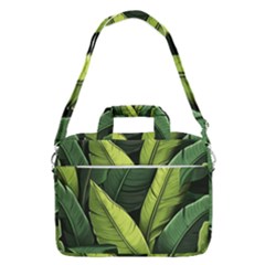 Banana Leaves Pattern Macbook Pro 13  Shoulder Laptop Bag  by goljakoff