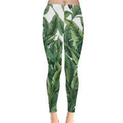 Tropical Leaves Everyday Leggings  by goljakoff