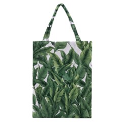 Tropical Leaves Classic Tote Bag by goljakoff