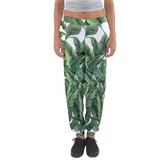 Tropical Leaves Women s Jogger Sweatpants by goljakoff