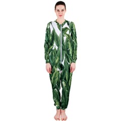 Tropical Leaves Onepiece Jumpsuit (ladies) by goljakoff