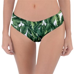 Tropical Leaves Reversible Classic Bikini Bottoms by goljakoff