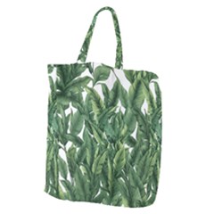 Tropical Leaves Giant Grocery Tote by goljakoff