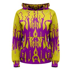 Yellow And Purple In Harmony Women s Pullover Hoodie