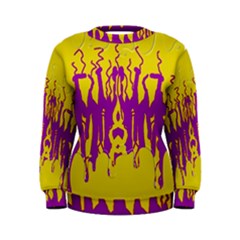 Yellow And Purple In Harmony Women s Sweatshirt