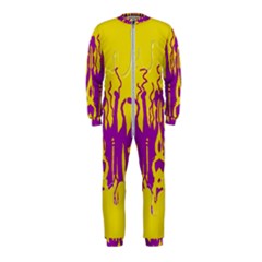 Yellow And Purple In Harmony Onepiece Jumpsuit (kids)